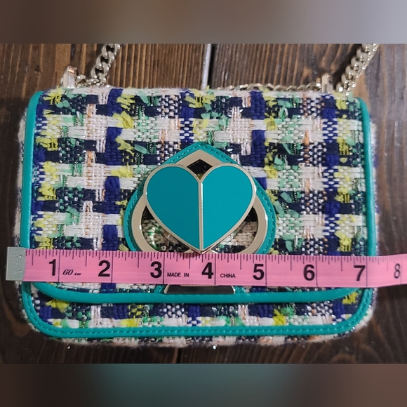 Kate Spade Nicola Tweed Twist Lock Bag - Picture 7 of 11